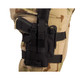 ELITE SURVIVAL SYSTEMS Tactical Thigh Right Hand Black Holster (7677-B-RH)