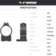 product variation WARNE CZ 550 1in Fixed Medium Matte Rings (1BM) image
