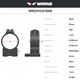 product variation WARNE CZ 527 1in Fixed High Matte Rings (2B1M) image