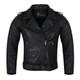 product variation VANCE LEATHERS USA Women's Premium Lightweight Goatskin Classic Motorcycle Leather Jacket (VL616) image