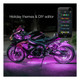 product variation XKGLOW 14xPod + 12x10in Strip XKchrome Smartphone App Controlled ATV /Motorcycle LED Accent Light Kit (KS-Moto-Pro) image