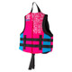 product variation RONIX Girls August CGA Child 30-50lbs Sky Blue / Pink / White Life Vest (214191) image