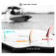 RONIX 4.0in Floating Fin-S 2.0 Tool-Less Fiberglass Center Surf Fin (219110)