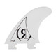 RONIX 4.0in Fin-S 2.0 Tool-Less Fiberglass 1-Pack White Center Surf Fin (219125)