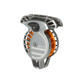 product variation WILD COUNTRY Revo Gunmetal/Tangerine Belay Device (40-REVO-UNI) image