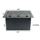product variation ELITE CORE FBL6+AC Recessed Floor Box With 6 XLRF + Duplex AC with Back Box (FBL6+AC) image