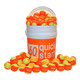 ONCOURT OFFCOURT Quick Start 60 Orange 72-Ball Bucket with Slogans (BQ6072)