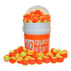 product variation ONCOURT OFFCOURT Quick Start 60 Orange 72-Ball Bucket with Slogans (BQ6072) image