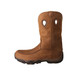 product variation TWISTED X Men's Work 11in Comp Toe Pull-On Distressed Saddle/Saddle WP Hiker Boot (MHKBCW1) image