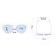 product variation GOODR Mind the Wage Gap Wedge Sunglasses (FRG-BL-CP1-RF) image