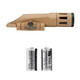 product variation INFORCE WMLx White/IR Gen2 Flat Dark Earth Light with Streamlight Scorpion Lithium 3-Volt CR123 Battery (WX-06-2+85175) image