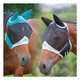 product variation SHIRES Fine Mesh Full Black Fly Mask With Ears (6662BLKFULL) image