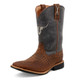 TWISTED X Kid's Top Hand Chocolate and Dusty Blue Boot (YTH0017)