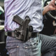 GALCO Cop 3 Slot Strongside/Crossdraw Kimber 5in 1911 w/wo Red Dot RH Black Belt Holster (CTS212RB)