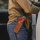 product variation GALCO Phoenix Strongside/Crossdraw Tan RH Belt Holster for Kimber K6S 4in (PHX310) image