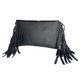 STS Cowhide Black/Cowhide Envelope Crossbody Bag (STS-37847)