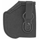 Galco Tuck-N-Go 2.0 Strongside/Crossdraw, Inside Waistband Holster, Ambidextrous, Fits Glock 43 w/TLR6, Black Leather TUC850B