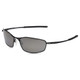 OAKLEY Whisker Satin Black Frame With Prizm Black Polarized Sunglasses (41410360)