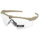 Oakley Standard Issue Ballistic M-Frame 3.0, Glasses, Dark Bone Frame with Grey/Clear Lenses OO9146-07
