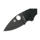 SPYDERCO Lil Native 2.42in G-10 Black Compression Lock Black Blade Knife (C230GPBBK)