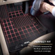 product variation 3D MAXPIDER Kagu Black All-Weather Floor Mats For Honda Ridgeline 2017-2021 (L1HD08301509) image