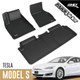 product variation 3D MAXPIDER Kagu Black All-Weather Floor Mats For Tesla Model S 2015-2019 (L1TL01301509) image