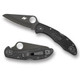 product variation SPYDERCO Salt 2 3in PlainEdge Black Blade/FRN Black Folding Knife (C88PBBK2) image