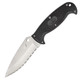 SPYDERCO Jumpmaster 2 4.48in SpyderEdge Blade/FRN Black Fixed Knife (FB24SBK2)