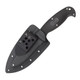 SPYDERCO Jumpmaster 2 4.48in SpyderEdge Blade/FRN Black Fixed Knife (FB24SBK2)