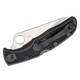 SPYDERCO Pacific Salt 2 Lightweight Black PlainEdge Folding Knife (C91PBK2)