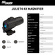 SIG SAUER Juliet4 4x24mm Black Magnifier (SOJ41001)