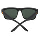 SPY Discord Dale Jr Matte Black/ Happy Gray Green With Orange Spectra Mirror Sunglasses (1800000000003)