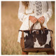 STS Cowhide Diaper Bag (STS-38362)