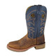 product variation SMOKY MOUNTAIN BOOTS Men's Parker Brown/Navy Leather Western Boots (4849) image