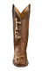 CORRAL Womens Side Cross Embroidery Brown/Beige Square Toe Boots (L5042-LD)
