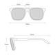 product variation SPY OPTIC Czar Sunglasses with Whitewall Frame and Happy Gray Green with Platinum Spectra Mirror Lens (673526209790) image