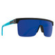 product variation Soft Matte Black Translucent Blue/HD Plus Gray Green with Dark Blue Spectra Mirror image