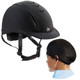 OVATION Deluxe Schooler Black L/XL Helmet With OVATION Deluxe PK/2 Black One Size Hair Net