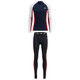 product variation SWIX Mens RaceX Bodywear Halfzip Dark Navy Size L Shirt And SWIX Mens RaceX Bodywear Pants Swix Red Size L image
