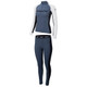 product variation SWIX Womens RaceX Bodywear Halfzip LS Blue Sea Size L Top And SWIX Womens RaceX Bodywear Pants Blue Sea Size L image