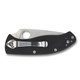 SPYDERCO Tenacious G-10 Black Handle CombinationEdge Folding Knife (C122GPS)