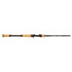 product variation TFO Taction Bass charcoal tournament baitcasting rod with cork grip and Fuji reel seat image
