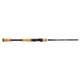 product variation TFO Taction Bass charcoal finesse spinning rod with cork grip and Fuji reel seat image