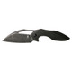 KIZER CUTLERY Megatherium Elijah Isham CPM-S35VN 6AL4V Titanium Black Knife (Ki4502A2)