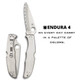 SPYDERCO Endura 4 Stainless SpyderEdge Folding Knife (C10S)