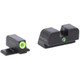 product variation AmeriGlo i-Dot night sight set for Sig Sauer with LumiGreen outline front dot image