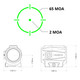 HOLOSUN SCRS-GR Solar Charging Rifle Sight with Green Multi Reticle System (SCRS-GR-MRS)