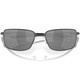 product variation OAKLEY SI Square Wire Sunglasses with Blackside Frame and Prizm Black Polarized Lens (OO4075-1260) image