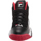 Black/White/Fila Red