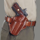 product variation GALCO Combat Master Tan Right Hand Belt Holster For S&W N Frame 4in (CM126) image